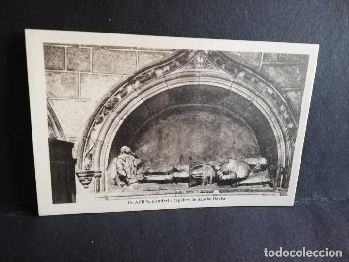 Postcards: TARJETA POSTAL DE AVILA. CATEDRAL, SEPULCRO DE SANCHO DAVILA. L. ROISIN.