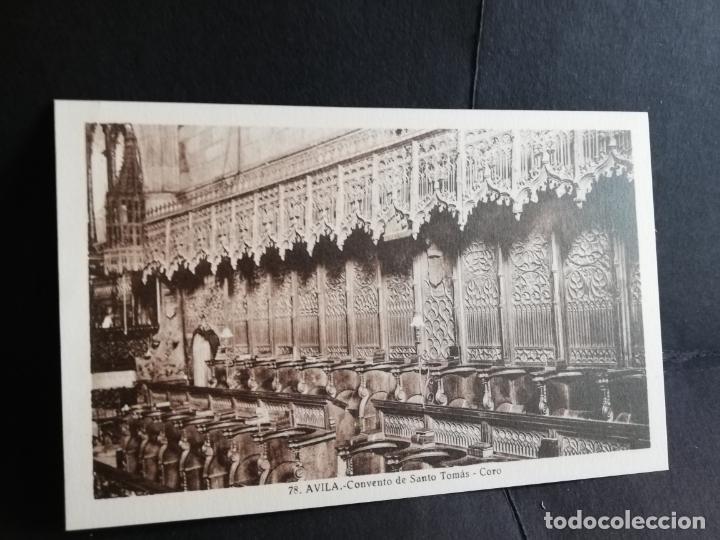 Postcards: TARJETA POSTAL DE AVILA. CONVENTO DE SANTO TOMAS. CORO. L. ROISIN.