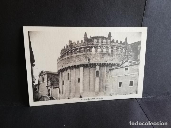 Postcards: TARJETA POSTAL DE AVILA. CATEDRAL. ABSIDE. L. ROISIN.