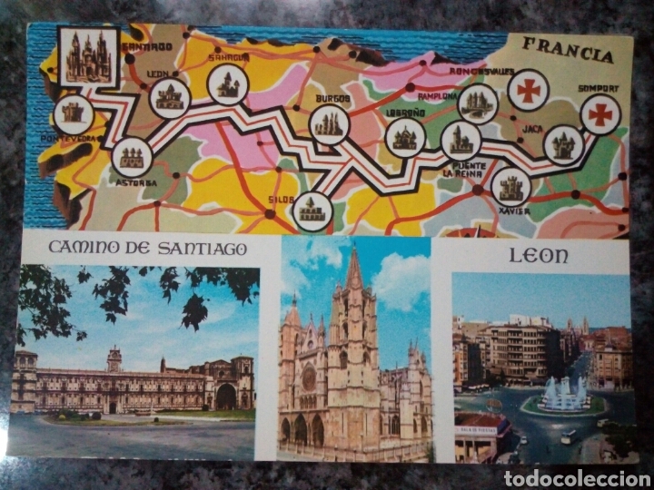 Postales: Postal de Le&oacute;n. Postal de recuerdo. - Foto 1
