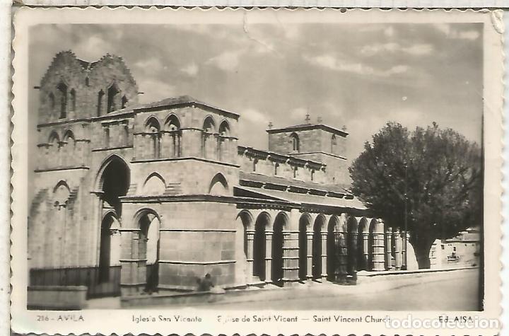 Postales: AVILA SAN VICENTE ESCRITA