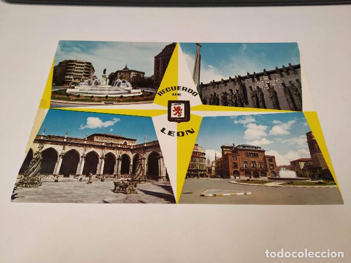 Postales: LE&Oacute;N - POSTAL LE&Oacute;N - RECUERDO - Foto 1