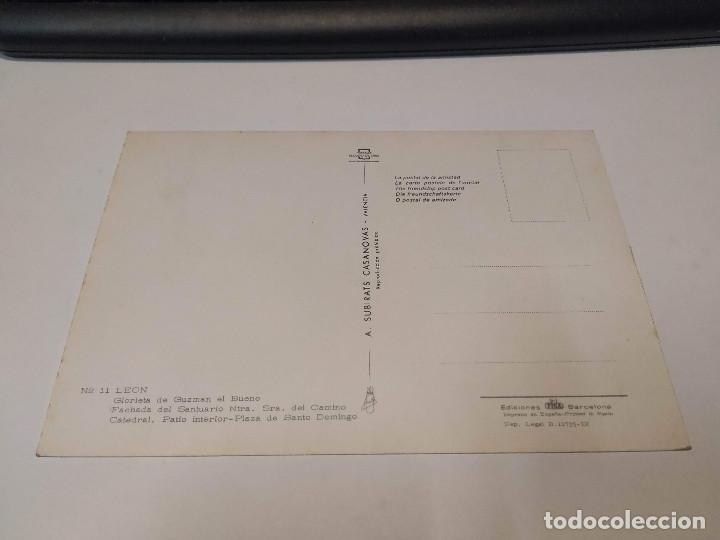 Postales: LE&Oacute;N - POSTAL LE&Oacute;N - RECUERDO - Foto 2
