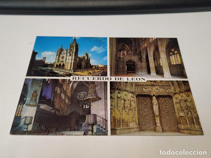 Postales: LE&Oacute;N - POSTAL LE&Oacute;N - RECUERDO - Foto 1