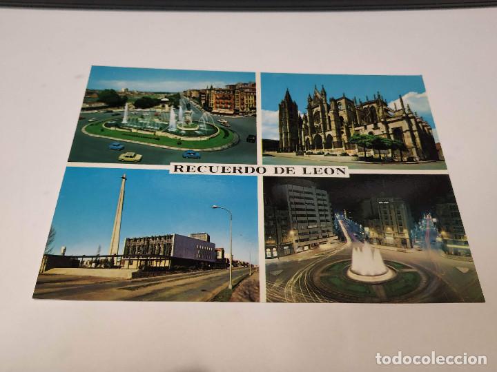 Postales: LE&Oacute;N - POSTAL LE&Oacute;N - RECUERDO - Foto 1