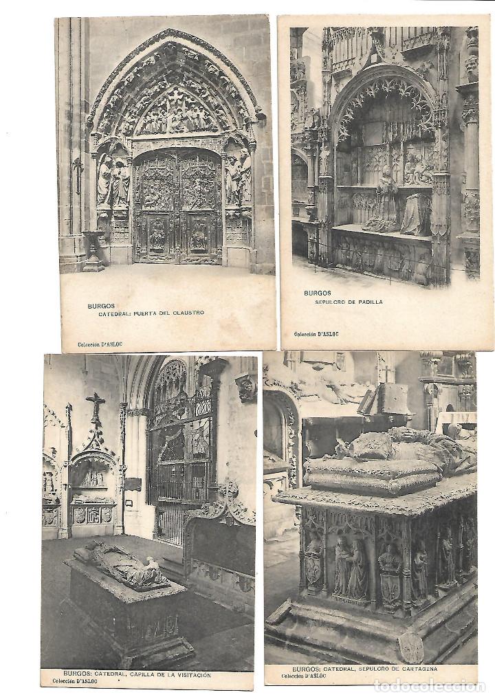 Postales: CATEDRAL DE BURGOS - 7 POSTALES - Foto 1