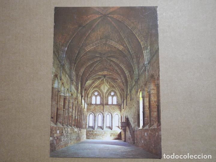 Postales: Monasterio Cistersense de Santa Maria de Huerta. Refectorio G&oacute;tico. n&ordm; 5. Nueva