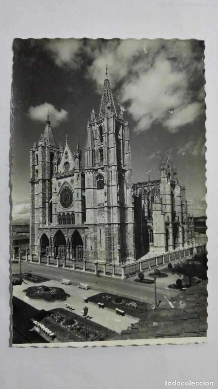 Postales: POSTAL LEON, FACHADA PRINCIPAL DE LA CATEDRAL