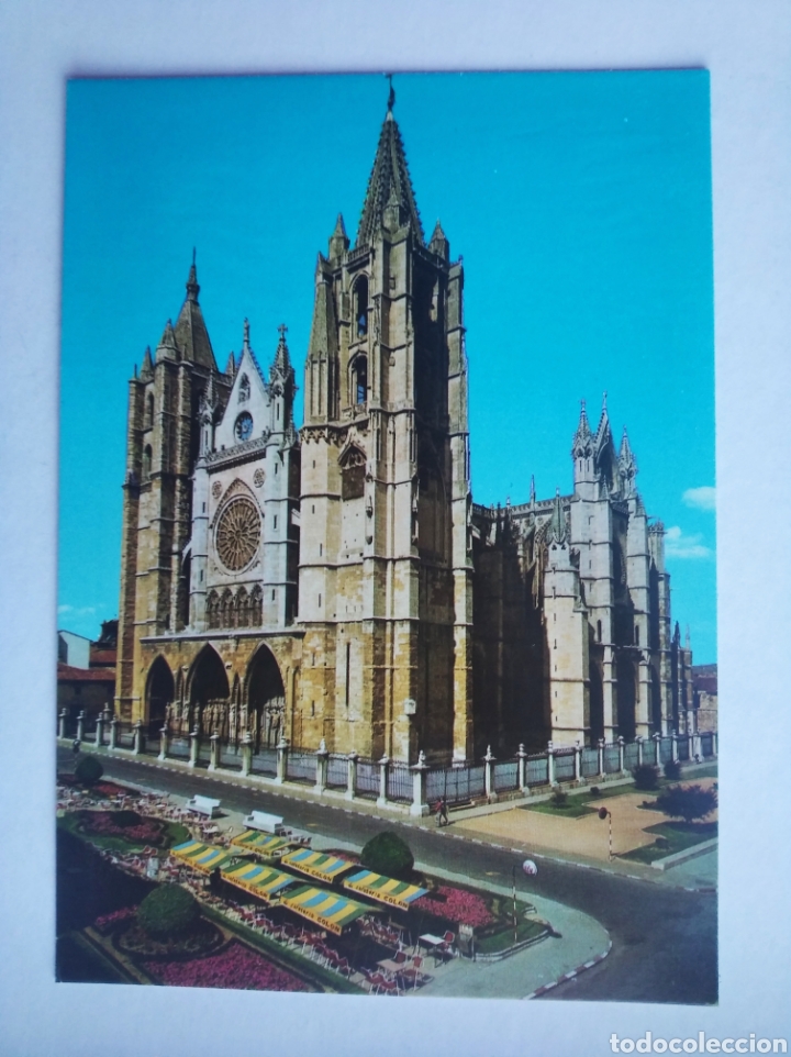Postales: Postal 93 catedral de Le&oacute;n colecci&oacute;n perla - Foto 1
