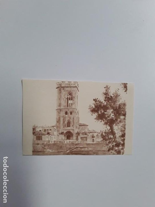 Postales: Imagen de la catedral de san Miguel Pintada en acuarela