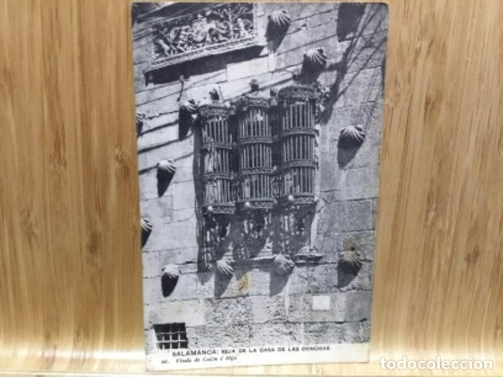 Postcards: Postal de salamanca.66.reja de la casa de las conchas.viuda de colon e hija.