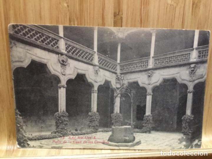 Postcards: Postal de salamanca.13.patio de la casa de las conchas.edicion Talavera.foto saus.