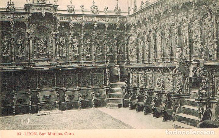 Postales: Le&oacute;n, san Marcos, coro, Editor: Thomas n&ordm; 93 - Foto 1