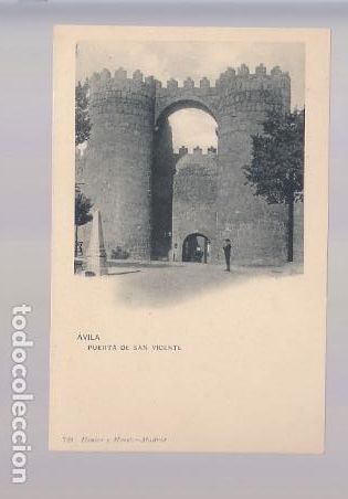 Postales: AVILA.- PUERTA DE SAN VICENTE