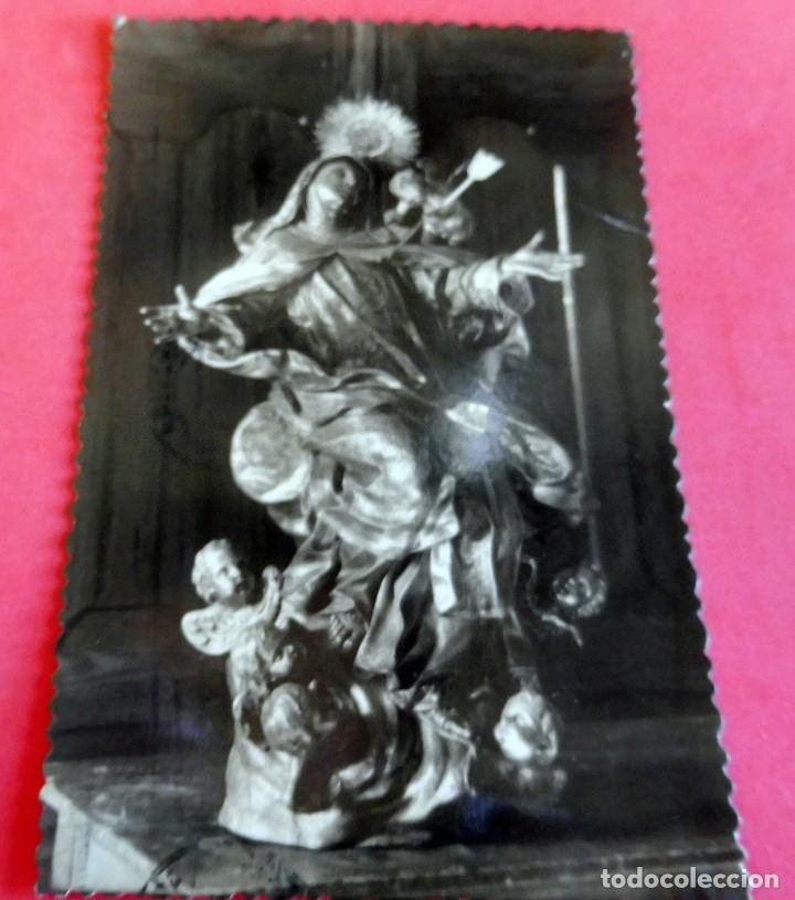 Postales: TARJETA POSTAL - AVILA - N&ordm; 63 IGLESIA DE SANTA TERESA  - ESCRITA 1951 CON SELLO -