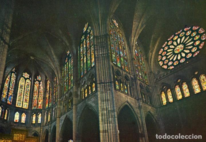 Postales: Leon Catedral-Interior 2 postales - Foto 2