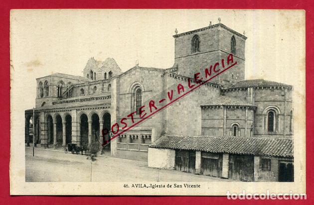 Postales: POSTAL AVILA IGLESIA DE SAN VICENTE ORIGINAL P89893
