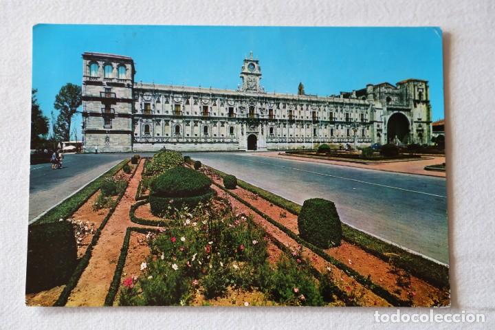Postales: LEON HOSTAL DE SAN MARCOS  RINCON 6512 MATASELLOS 1966