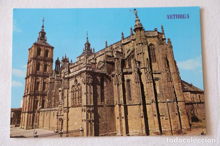 Postales: 990. ASTORGA. CATEDRAL. EDICIONES PAR&Iacute;S. SIN CIRCULAR - Foto 1