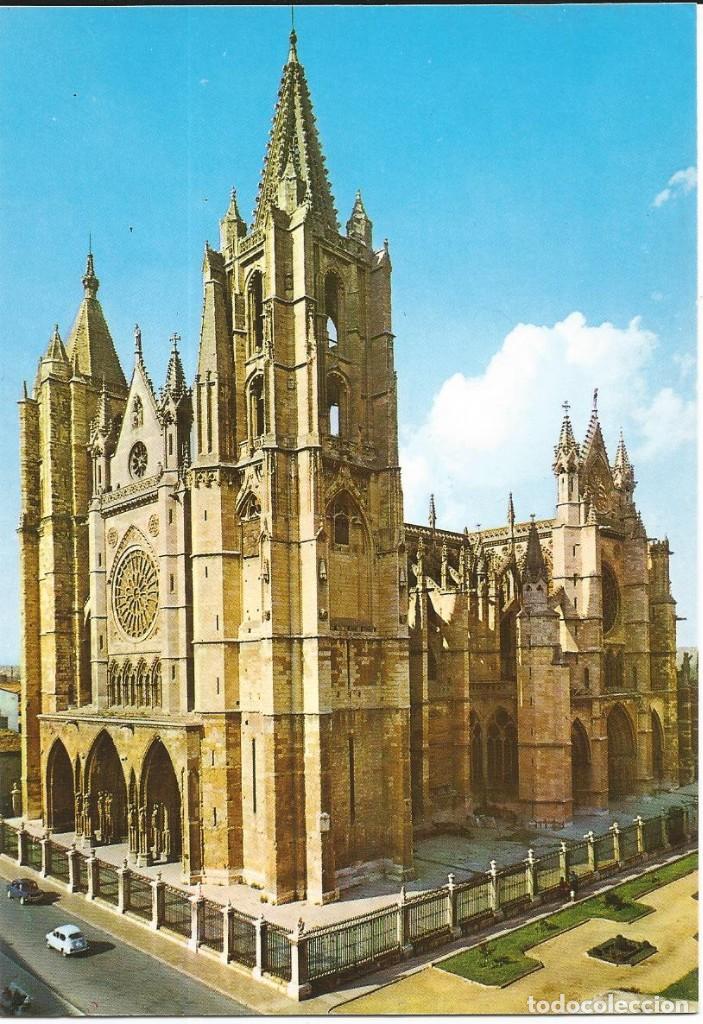 Postales: [POSTAL] La catedral. Le&oacute;n (sin circular) - Foto 1