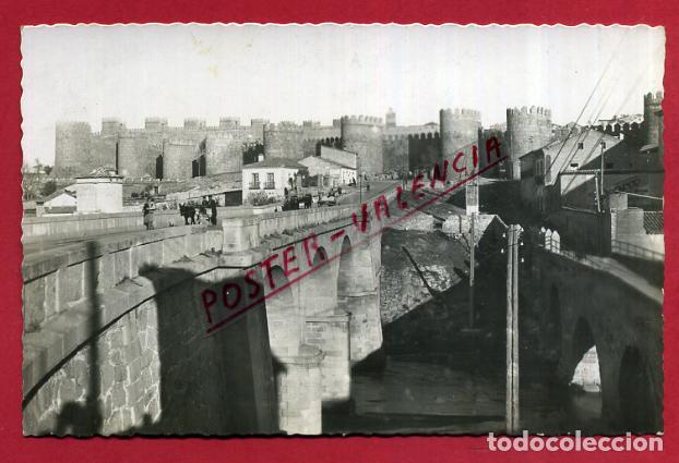 Postales: POSTAL AVILA PUENTE SOBRE EL ADAJA Y MURALLAS ORIGINAL P153