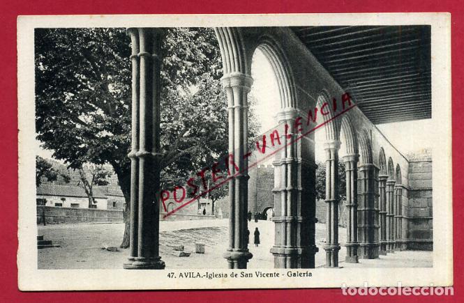 Postales: POSTAL AVILA IGLESIA DE SAN VICENTE GALERIA ORIGINAL P157