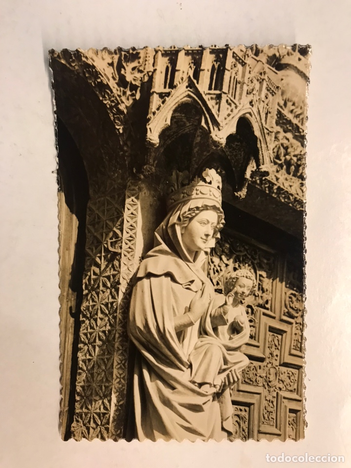 Postales: LEON. Postal No.124, Catedral. Ntra. Sra. de la Blanca. Edita: Ed. Artigot (h.1950?) Sin Circular