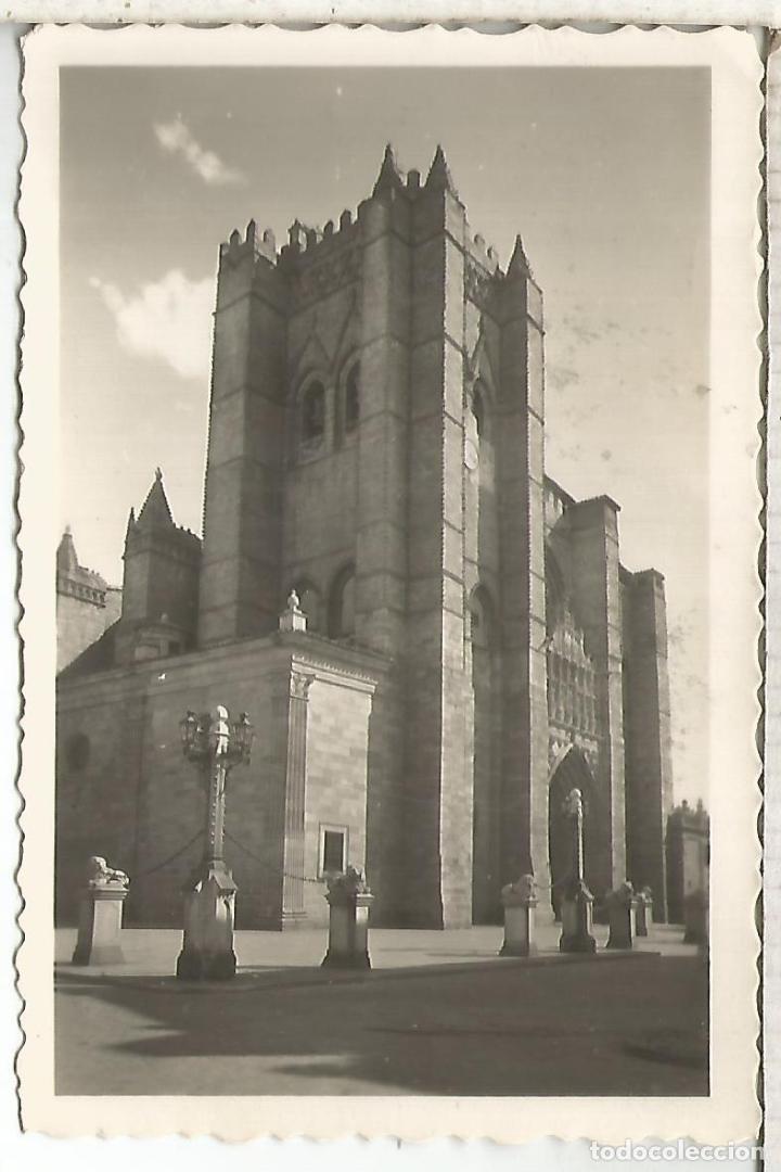 Postales: AVILA CATEDRAL ESCRITA