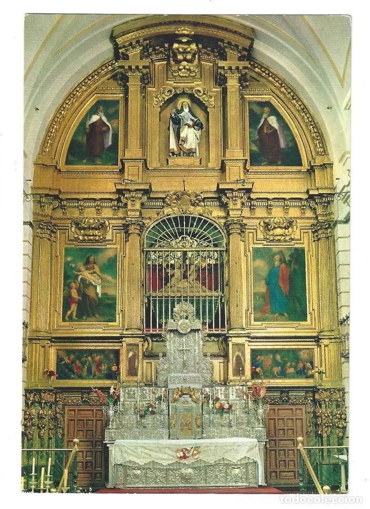 Postales: ALBA DE TORMES.- IGLESIA DE SANTA TERESA. RETABLO. MANIPEL. SALAMANCA- SIN CIRCULAR