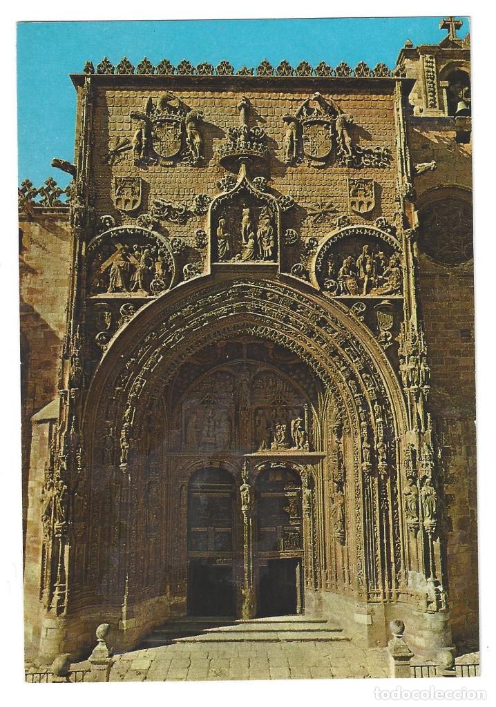 Postales: ARANDA DE DUERO.- N&ordm; 1, PARROQUIA DE STA. MARIA. FACHADA PRINCIPAL. BURGOS- SIN CIRCULAR