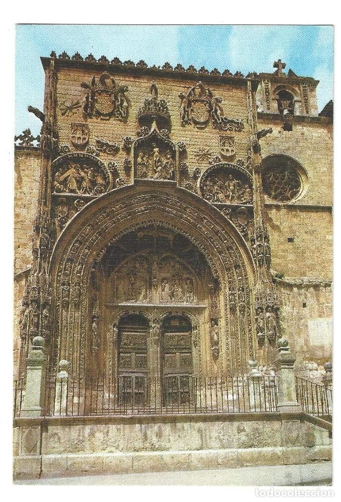 Postales: ARANDA DE DUERO.- N&ordm; 10, PORTADA DE SANTA MAR&Iacute;A. EDICIONES SICILIA. BURGOS- CIRCULADA
