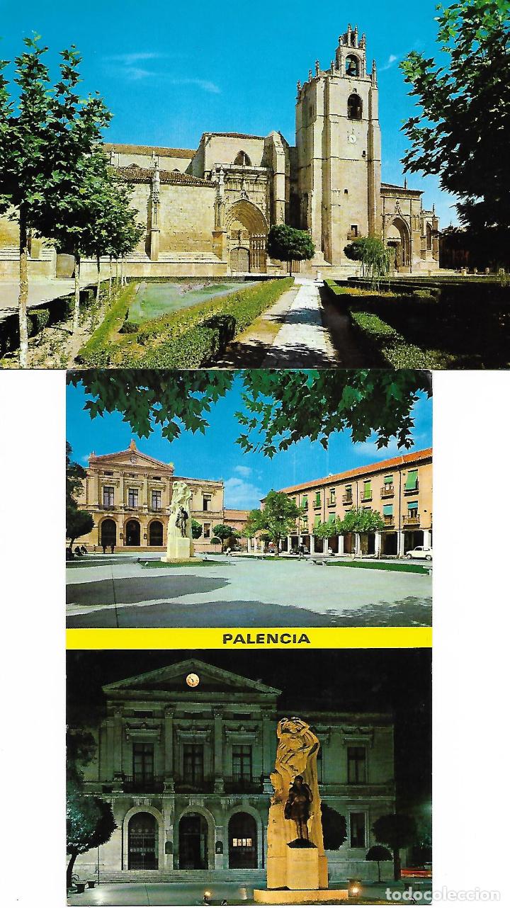 Postales: PALENCIA - DOS POSTALES - Foto 1