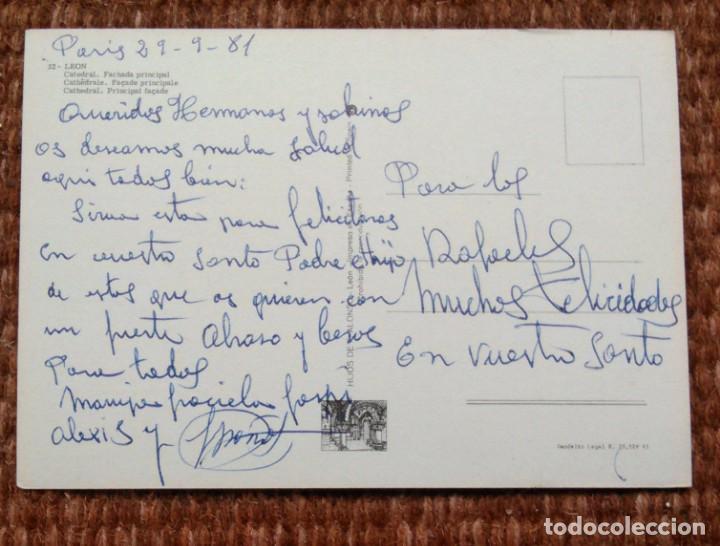 Postales: LEON - CATEDRAL - Foto 2