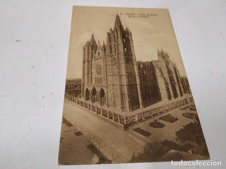 Postales: LE&Oacute;N - POSTAL LE&Oacute;N - VISTA GENERAL DE LA CATEDRAL - Foto 1