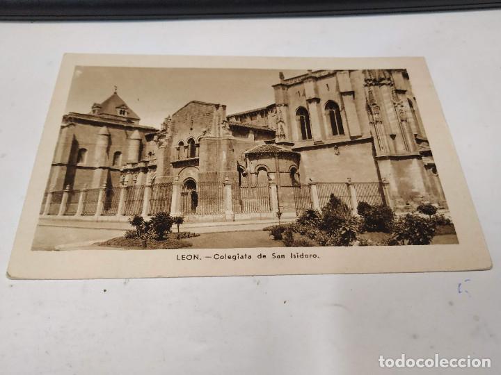 Postales: LE&Oacute;N - POSTAL LE&Oacute;N - COLEGIATA DE SAN ISIDORO - Foto 1