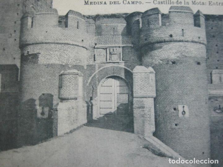 Postales: MEDINA DEL CAMPO-CASTILLO DE LA MOTA-ENTRADA-CASA LUIS SAUS-POSTAL ANTIGUA-(70.270)
