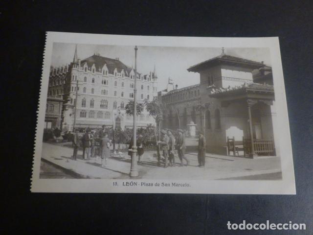 Postales: LEON PLAZA DE SAN MARCELO - Foto 1