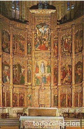 Postales: Avila - 83 Catedral - Retablo del Altar Mayor