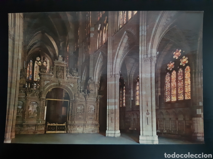 Postales: Postal de Le&oacute;n. Catedral. Nave Central. - Foto 1