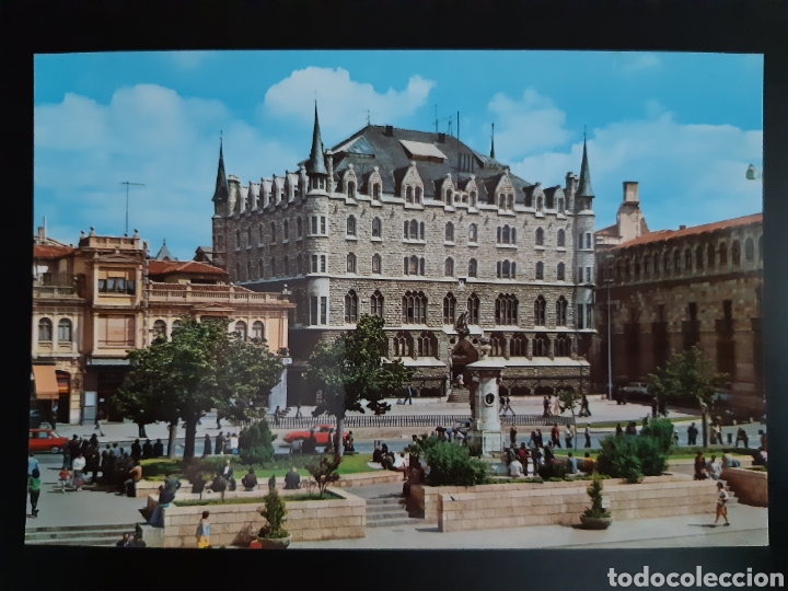 Postales: Postal de Le&oacute;n. Edificio de la Caja de Ahorros y Monte de Piedad. - Foto 1