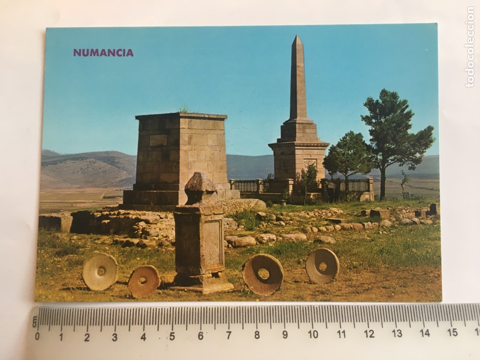 Postales: POSTAL. NUMANCIA. MOLINOS CELT&Iacute;BEROS. OBELISCO. EDICIONES PAR&Iacute;S.