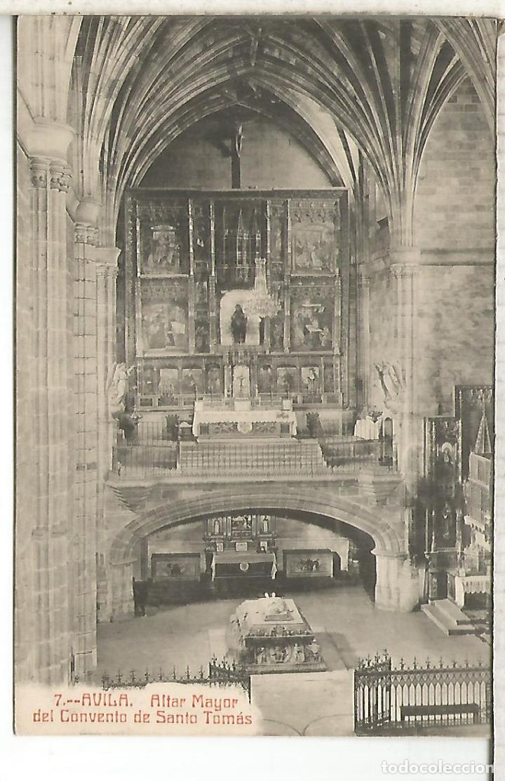 Postales: AVILA CONVENTO DE SANO TOMAS ESCRITA