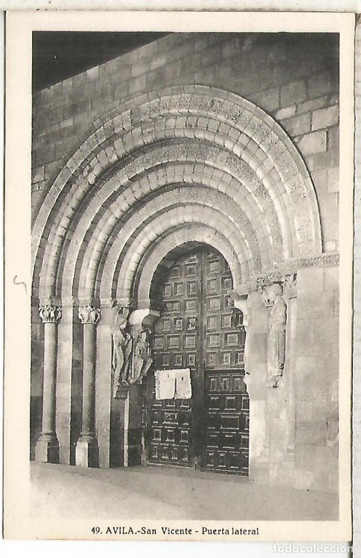 Postales: AVILA SAN VICENTE SIN ESCRIBIR