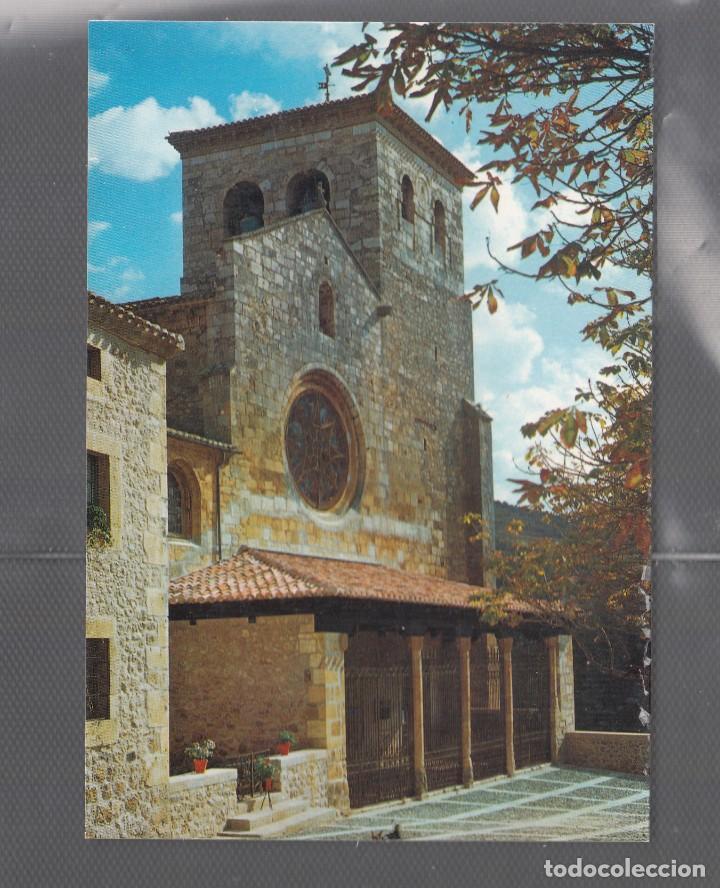 Postales: N&ordm; 15 COVARRUBIAS. FACHADA COLEGIATA