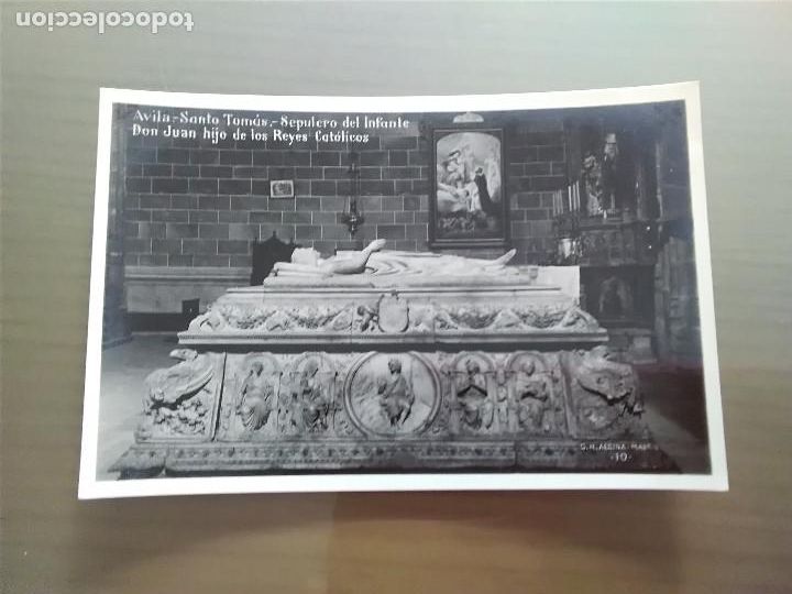 Postales: POSTAL AVILA - SANTO TOMAS SEPULCRO DEL INFANTE DON JUAN HIJO DE LOS REYES CATOLICOS