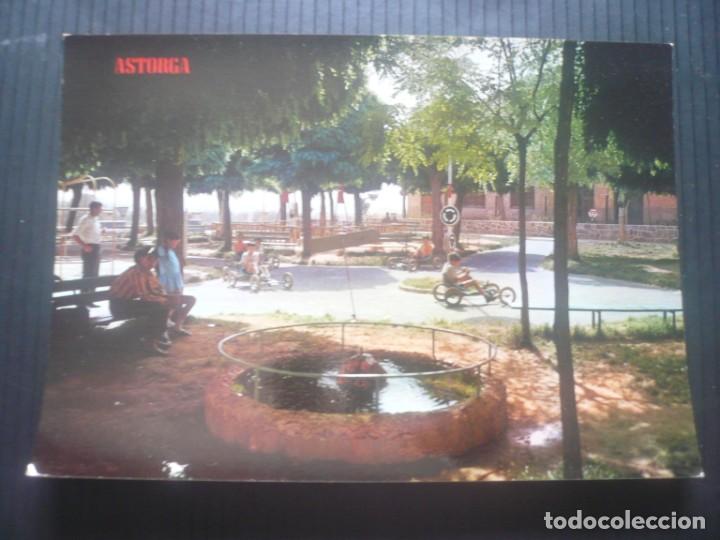 Postales: Astorga-Parque Infantil-Ediciones Paris J.M.