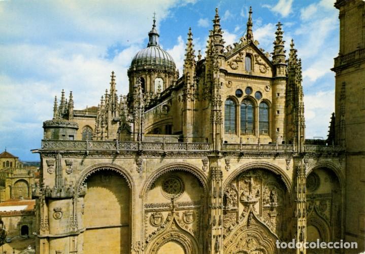 Postales: N&ordm; 62-SALAMANCA. Catedral nueva. Crucero y c&uacute;pula. Sin circular. Ed. MANIPEL