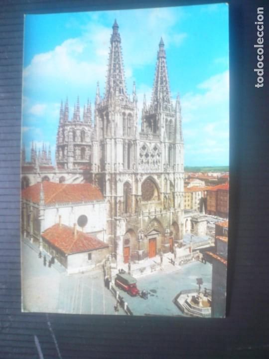 Postales: Burgos-Fachada de la Catedral.