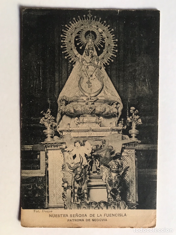 Postales: Postal Ntra.Sra. de la Fuencisla. Patrona de Segovia, FOTO DUQUE. Edic. Hauser y Menet (h.1930?) S/C