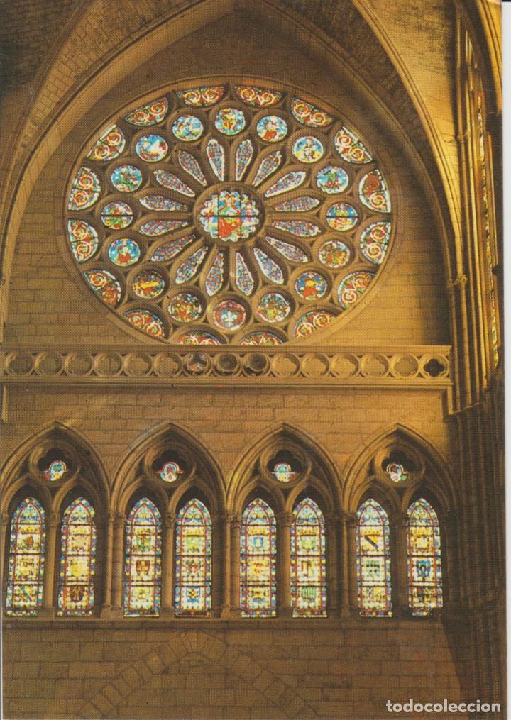 Postales: (136) LEON . VIDRIERAS DE LA CATEDRAL ... SIN CIRCULAR